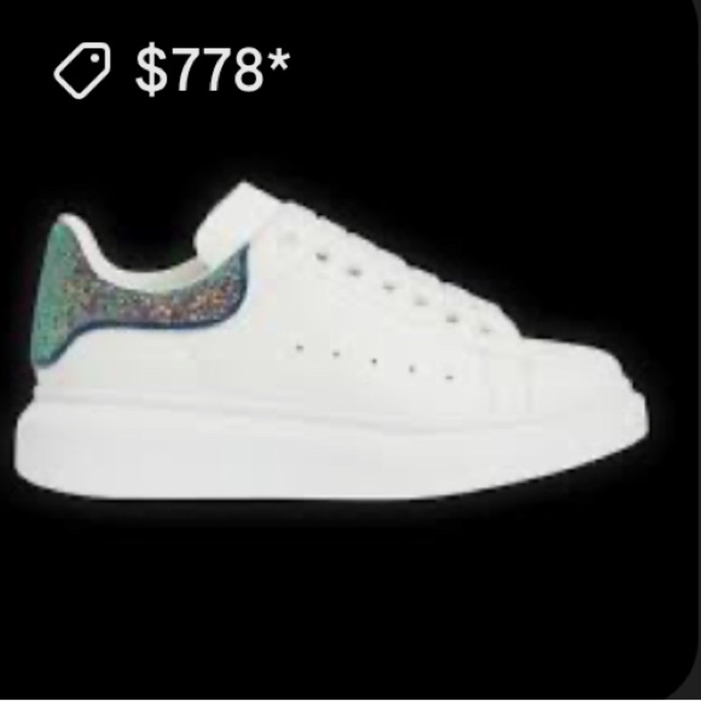 Alexander McQueen oversized toddler shoes